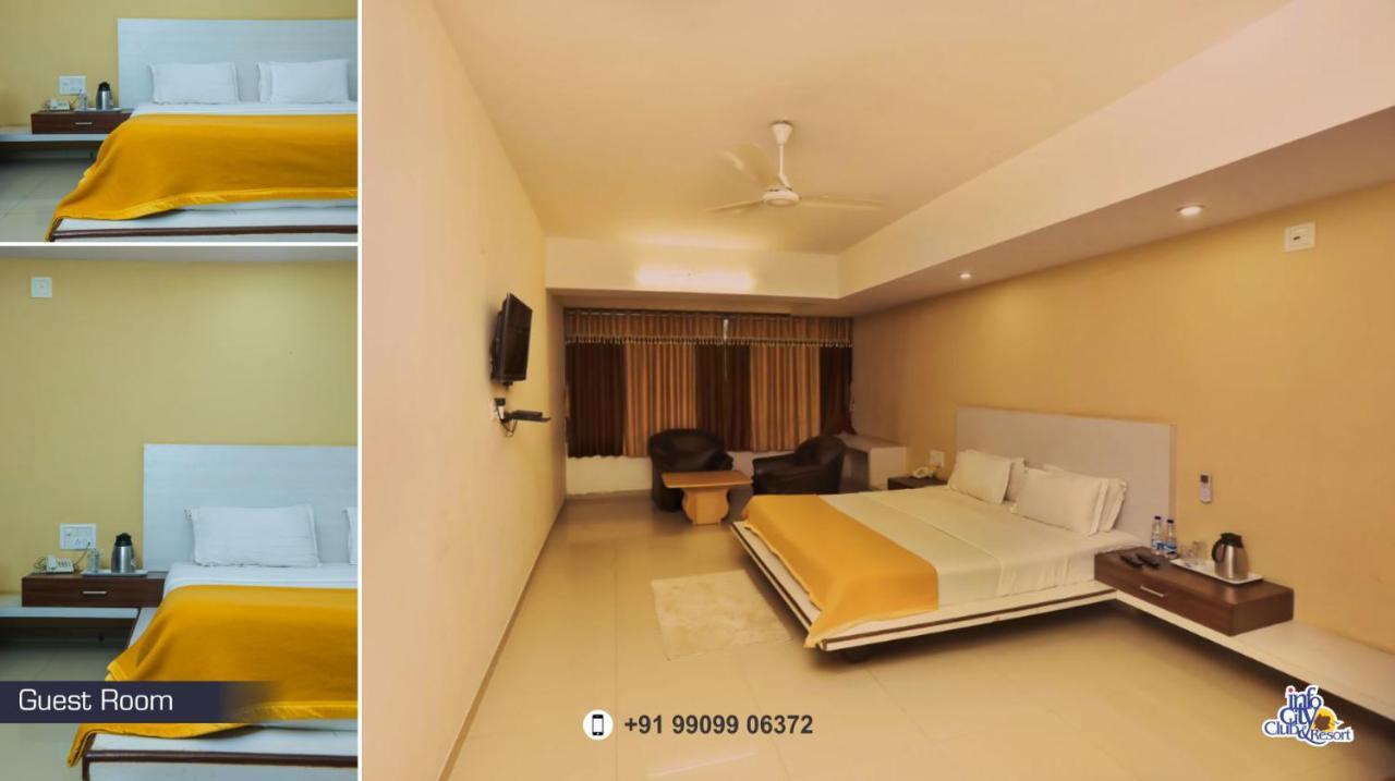 Infocity Club And Resort Gandhinagar Bagian luar foto